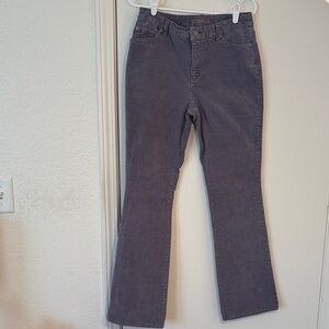 St. John's Bay Dark Gray Women’s Corduroy Boot-Cut Pants Size 10